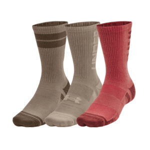 UA Socks Red/Brown/Grey