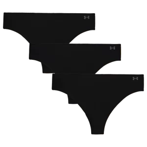 Underwear for Women UA Pure Stretch Thong 3-Pack Black