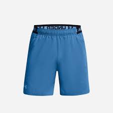 UA Vanish Woven 6in Shorts light blue