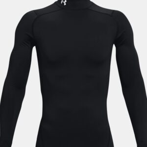 U/A CG ARMOUR COMP MOCK BLACK