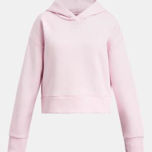 U/A RIVAL FLEECE HOODIE PINK