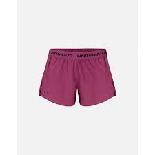 U/A TECH PLAY UP SHORTS RED